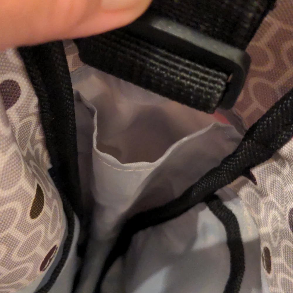 Skip Hop Black and Gray Geo Print Diaper Bag